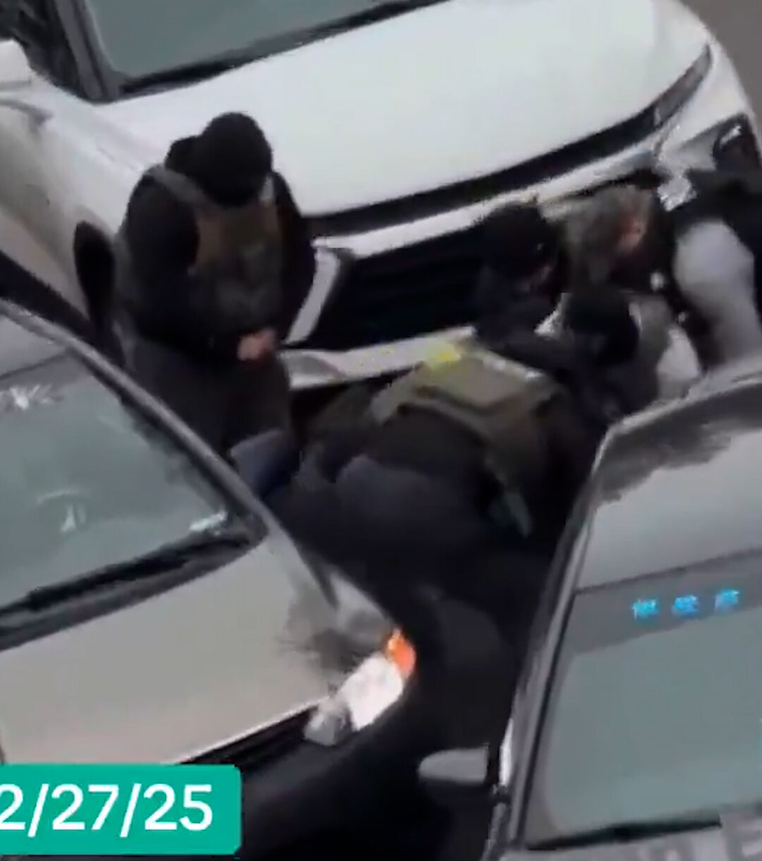 Immigration Agents Break Vehicle Window During Detention After Refusal to Exit